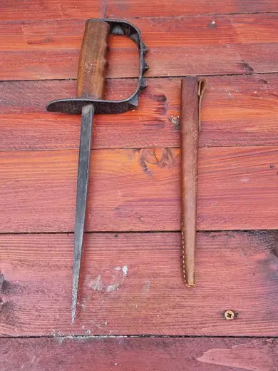 US Army year 1917 with scabbard